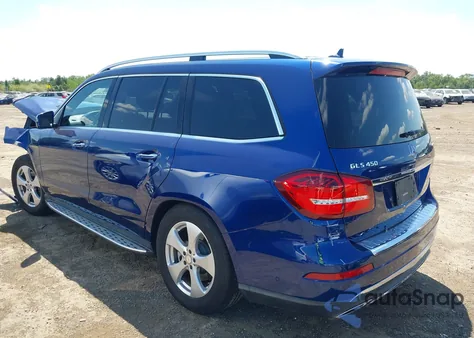 2017 Mercedes-Benz Gls 450 4Matic из США, поврежденный, VIN 4JGDF6EE6HA834847